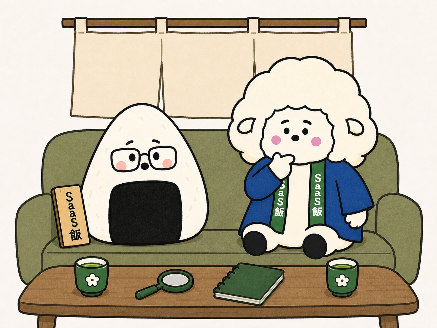 SaaS飯とTEDDY（テディ）が語り合う対談イメージ