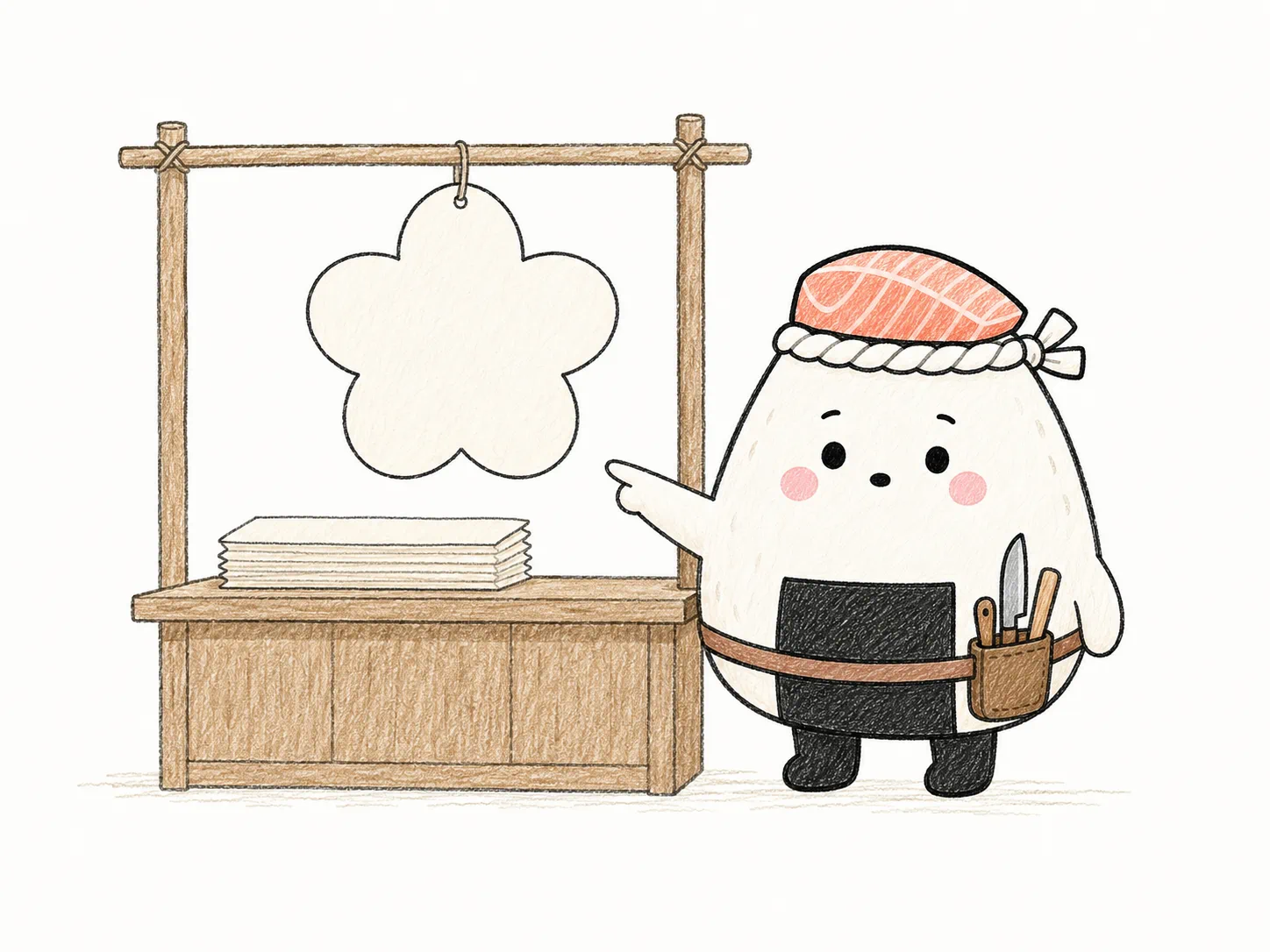 教材・型紙のイラスト