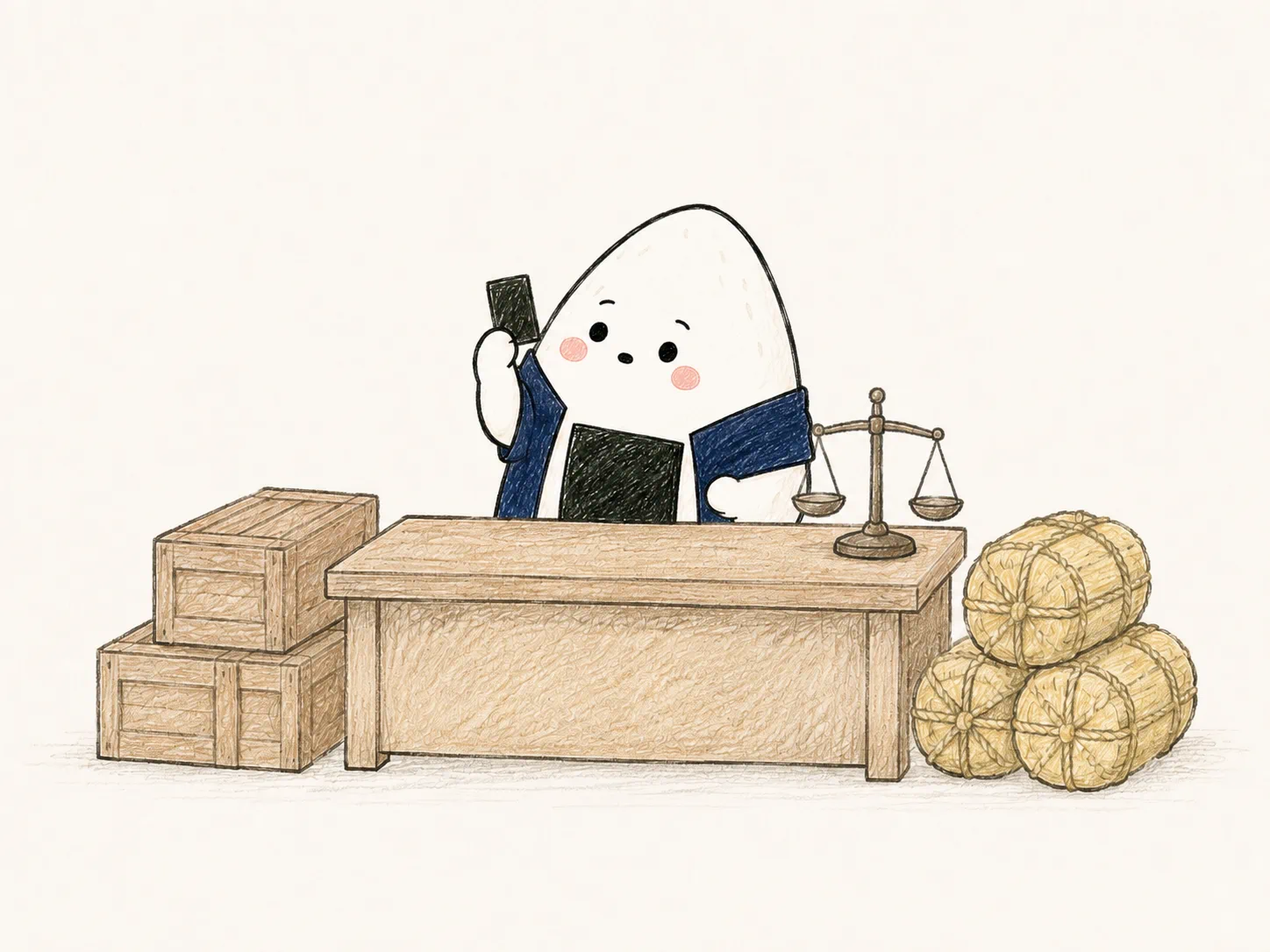 物販・仕入れ販売のイラスト