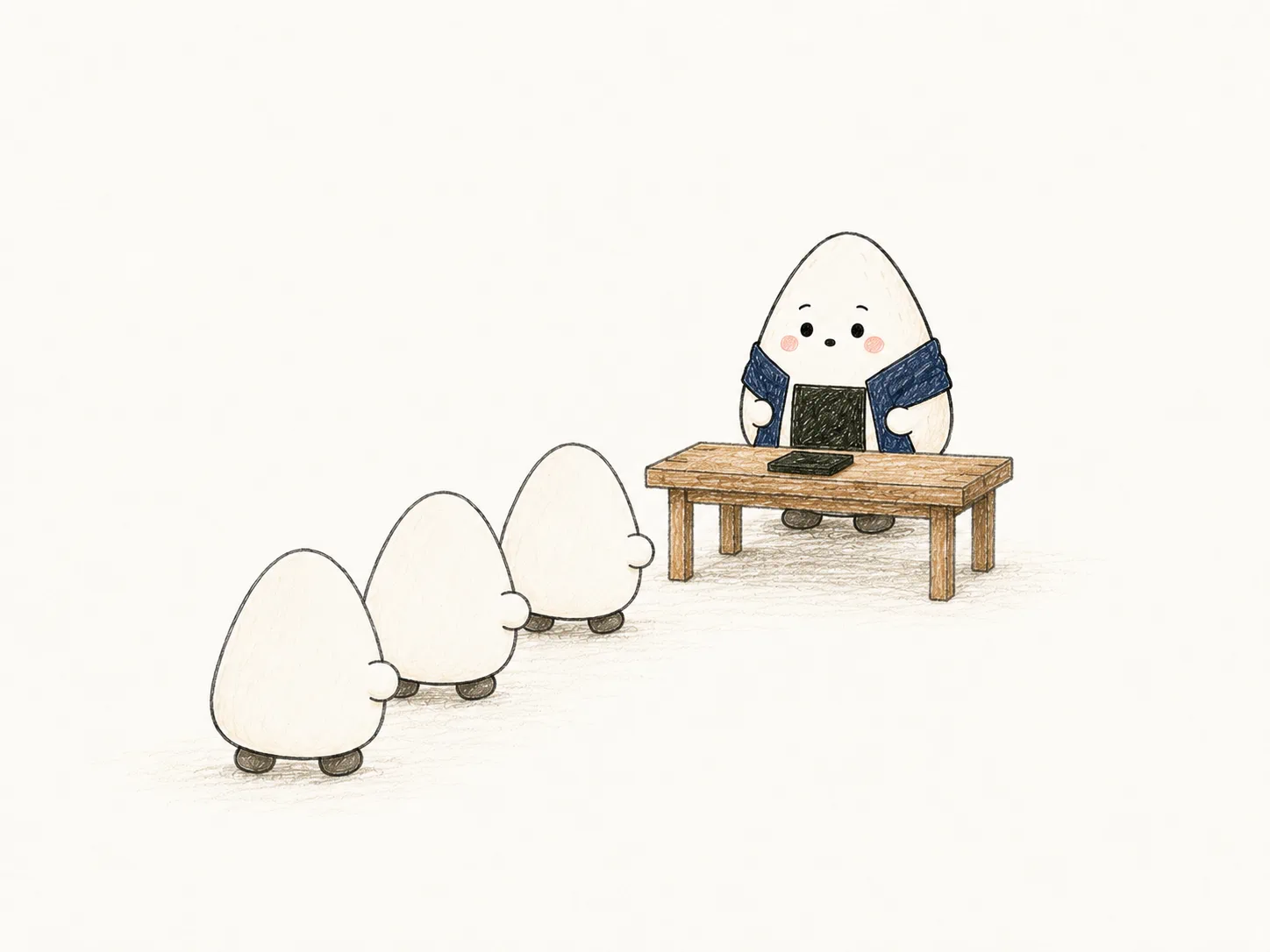 限定販売のイラスト